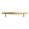 Gliderite Hardware 5-1/16 in. Center to Center Faceted Bar Pull Satin Gold 4789-128-SG-1 - alternate 1